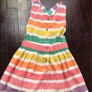 NWT NEXT RAINBOW STRIPE DRESS